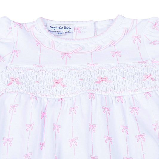 Amelia's Classics Smocked Short Sleeve Bubble