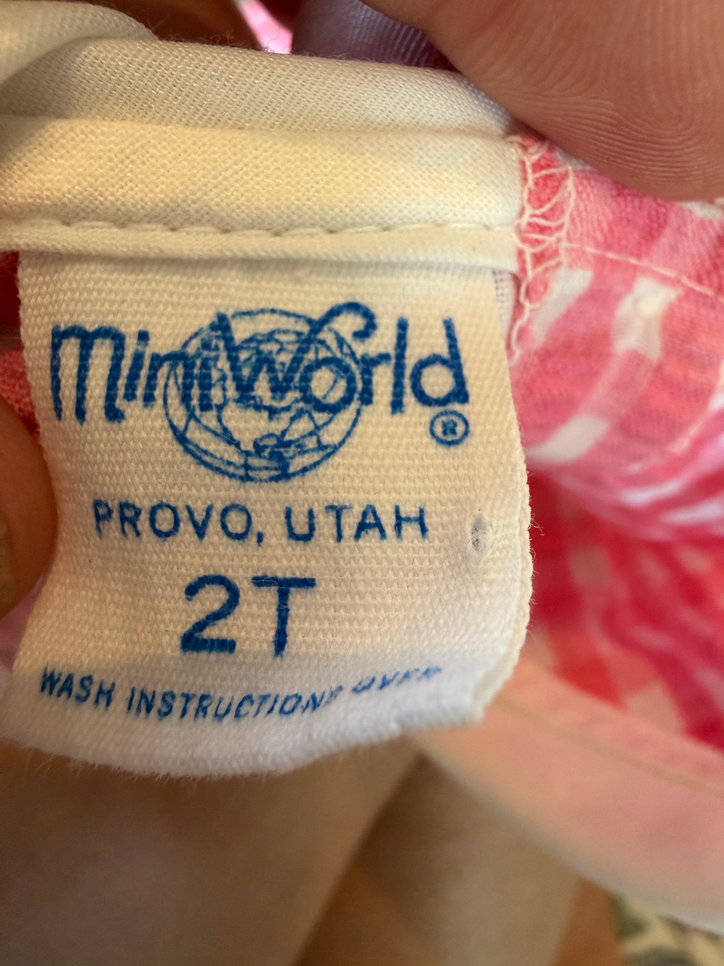 Vintage MiniWorld Dress 2T