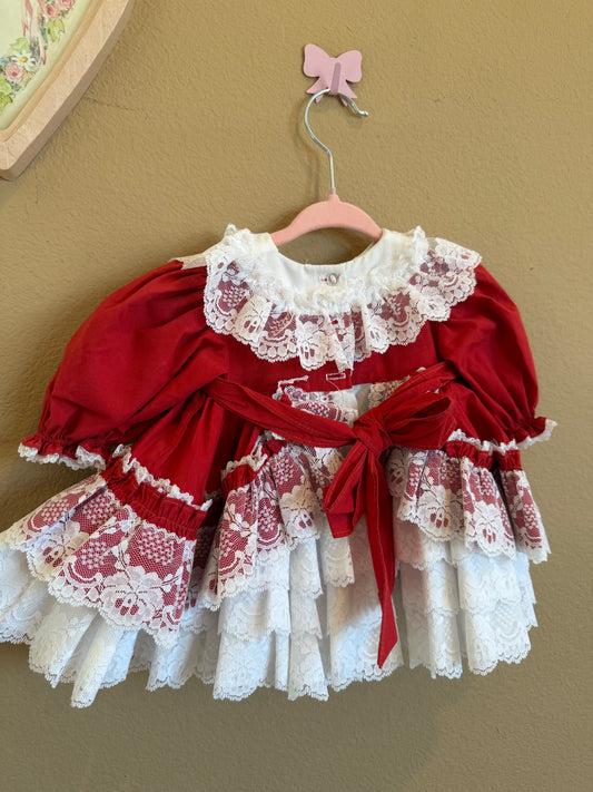 Vintage MiniWorld dress 0-3 months