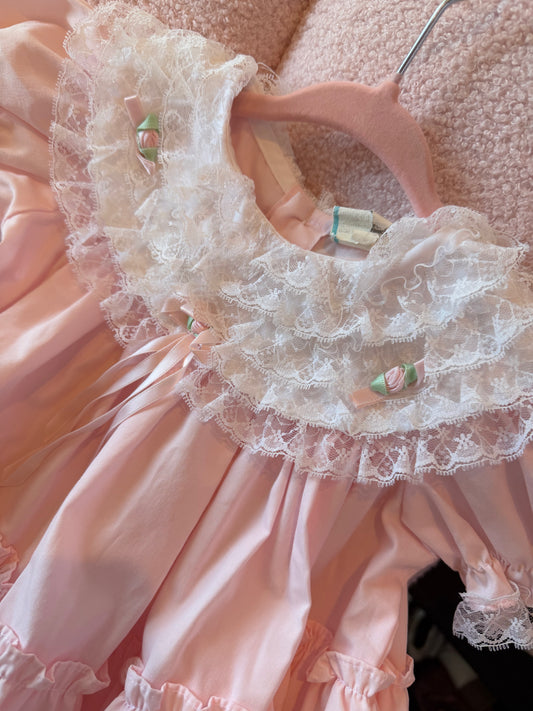 Vintage Pink Frilly