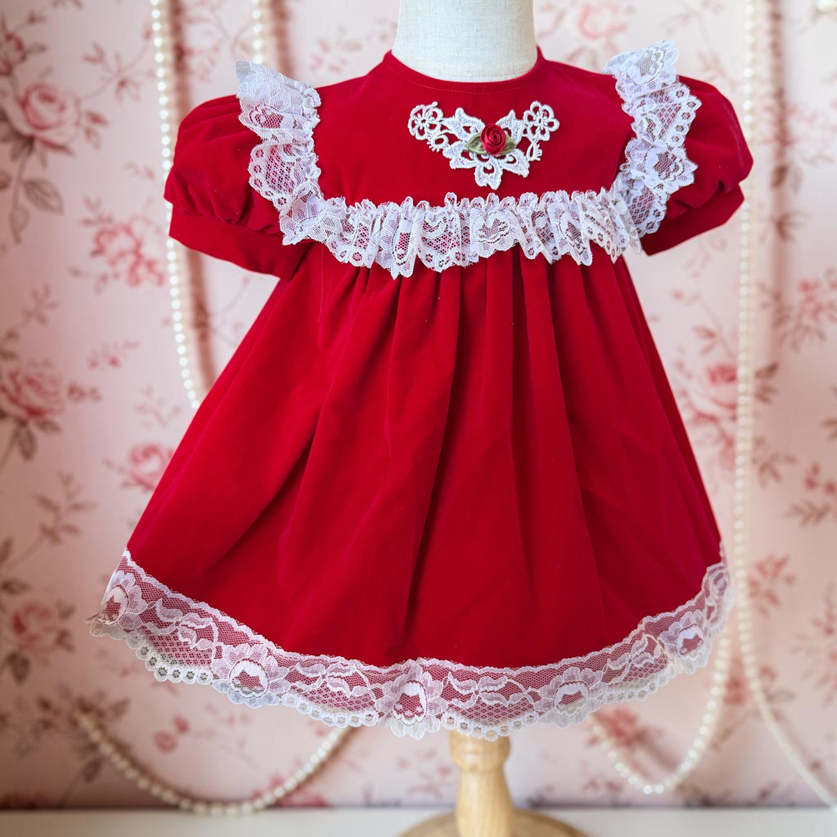 Vintage Jo Lene Christmas Dress 2T