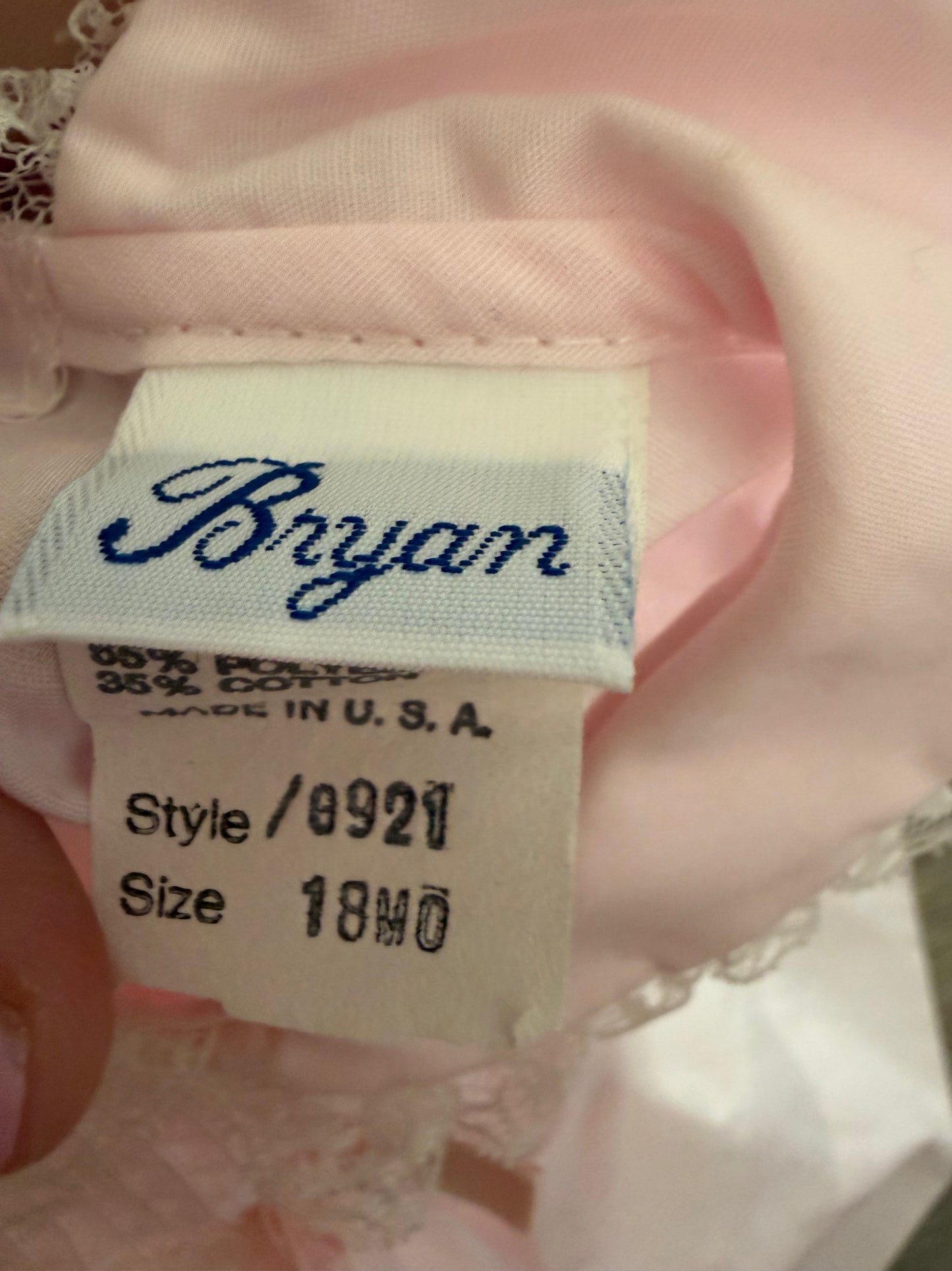 Vintage Bryan Dress 12-18 months