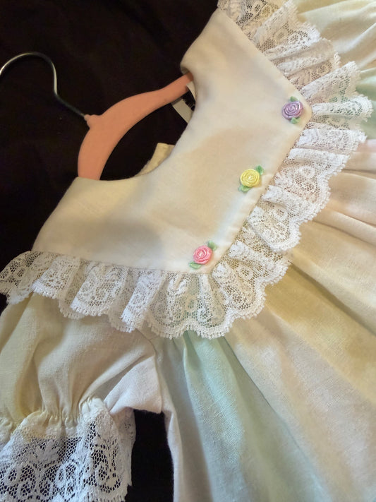 Vintage Jolene tie-dye dress 3-6 months