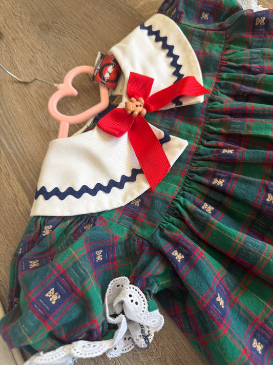 Vintage Good Lad Teddy Bear Dress 2-3T