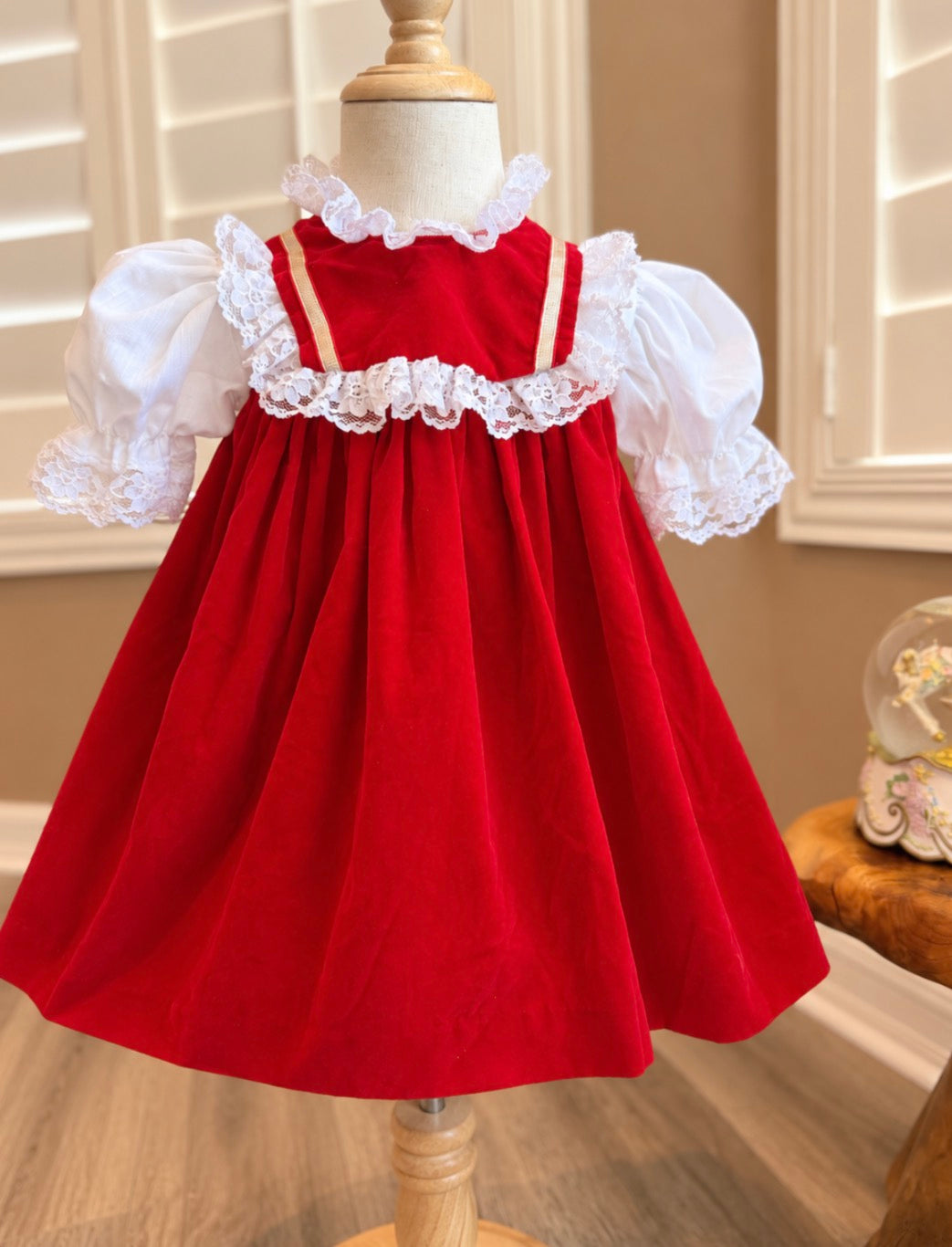Vintage Christmas Dress 3T
