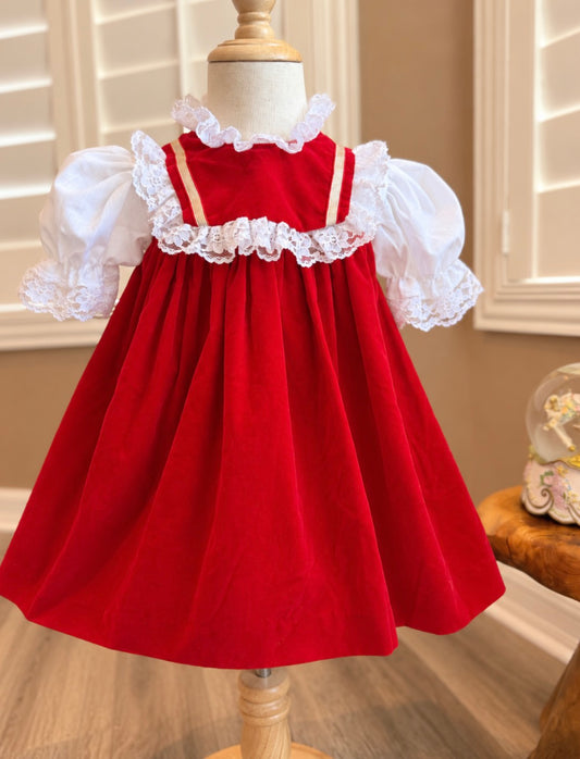 Vintage Christmas Dress 3T