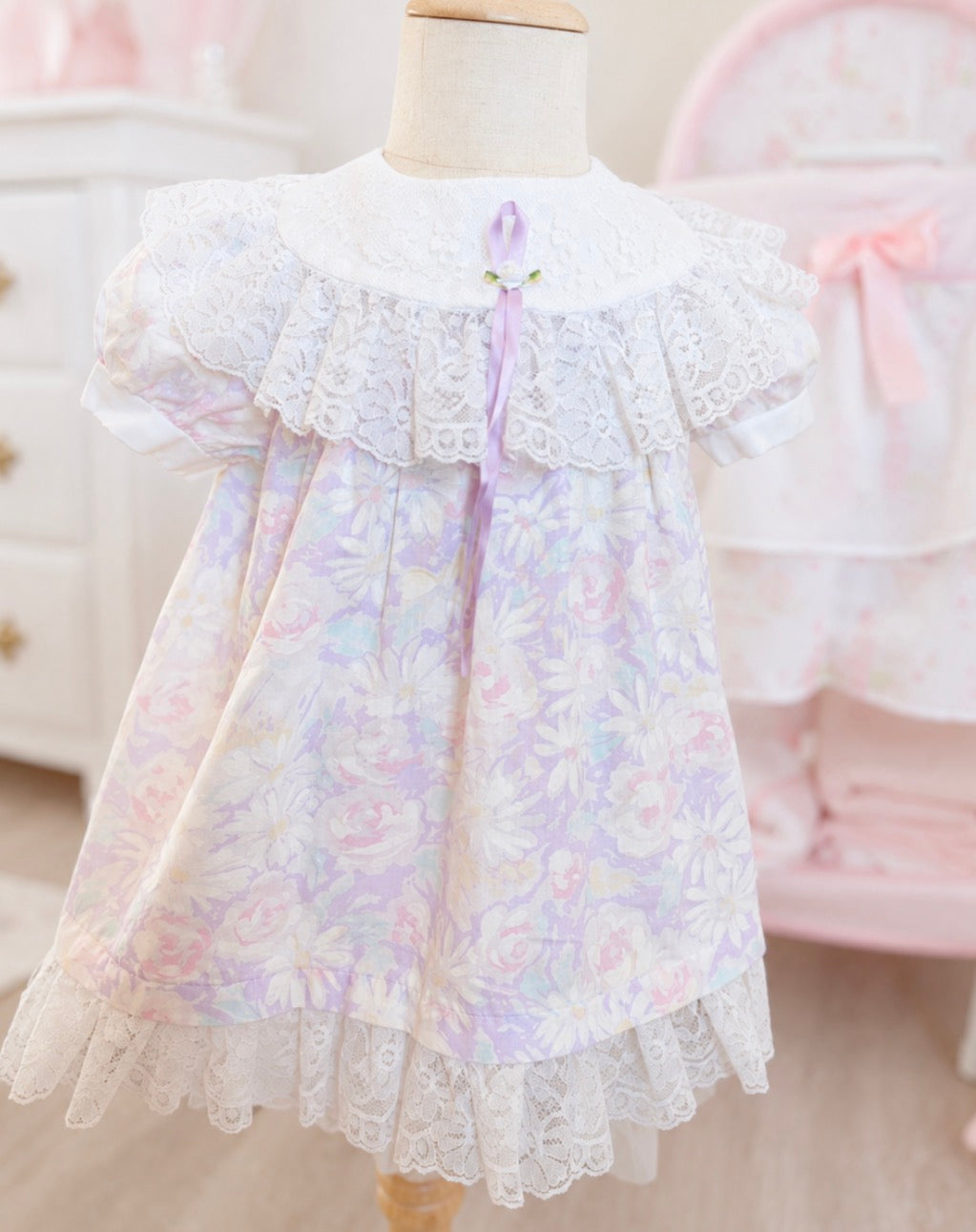 Vintage Evy Floral Dress 2T