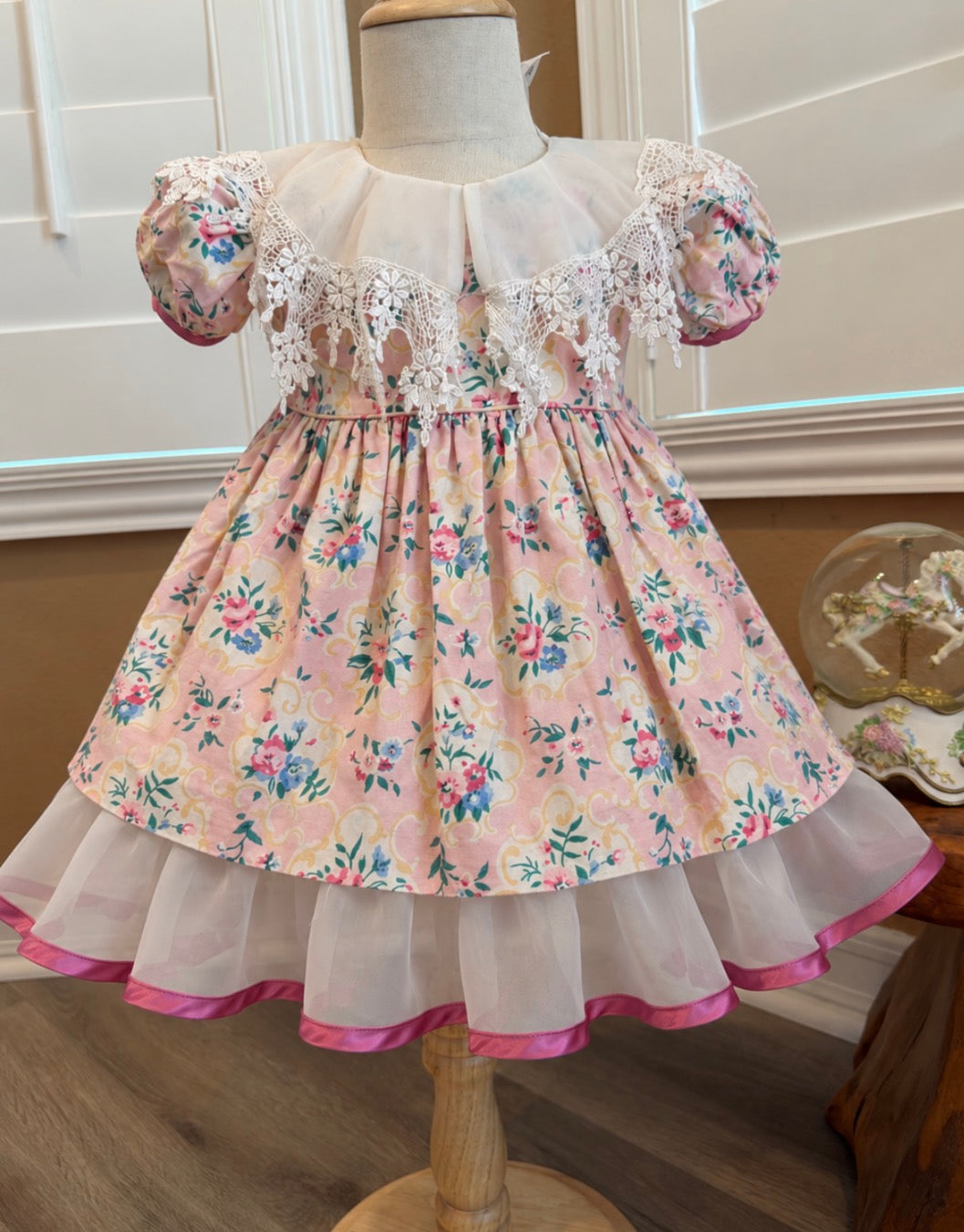 Vintage floral Dress 18-24 months