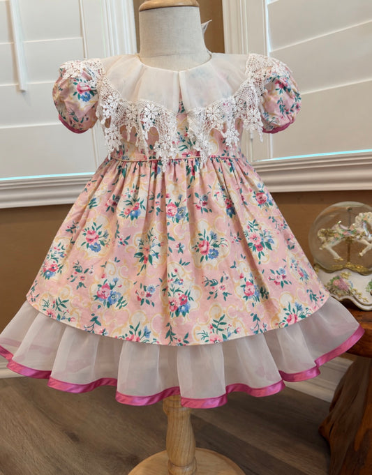 Vintage floral Dress 18-24 months