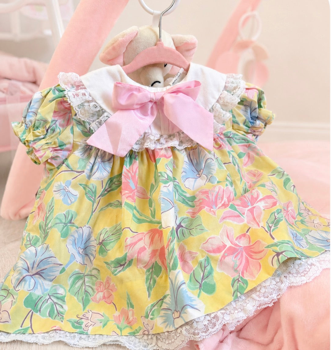 Vintage Bryan floral dress 6-9 months
