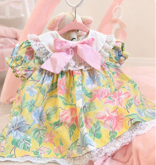 Vintage Bryan floral dress 6-9 months