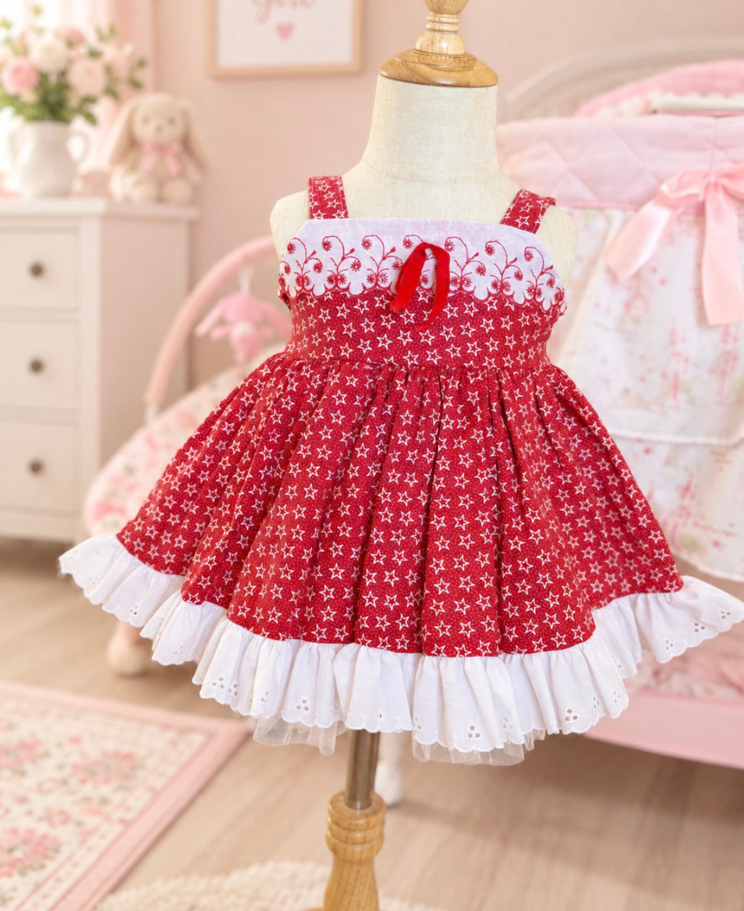 Vintage Lid’l Dolly star dress 12 months