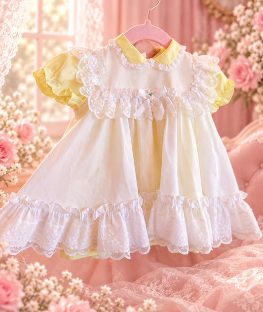 Vintage MiniWorld Dress 9-12 Months