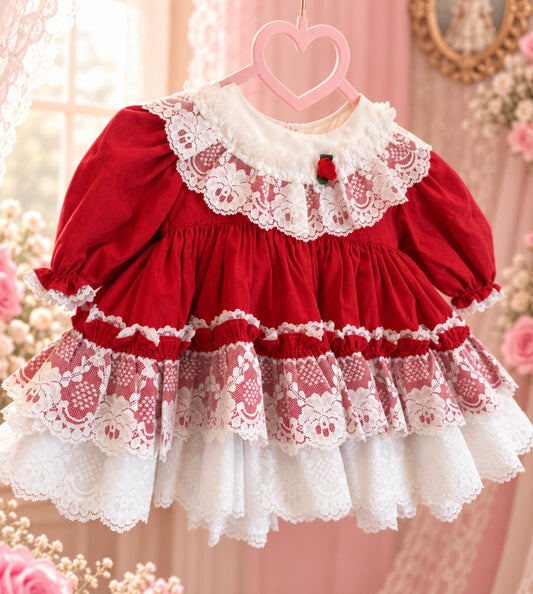 Vintage MiniWorld dress 0-3 months