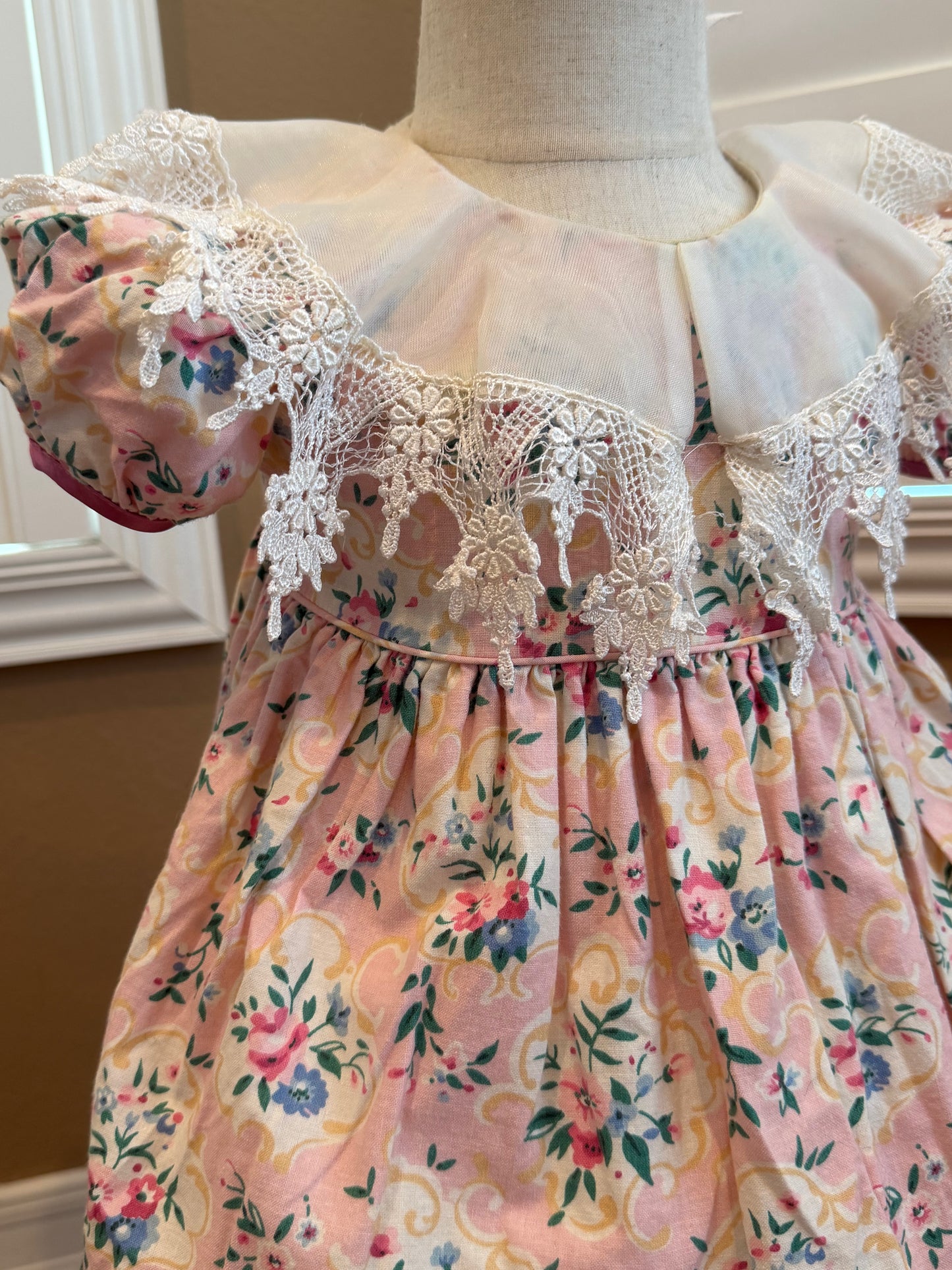 Vintage floral Dress 18-24 months