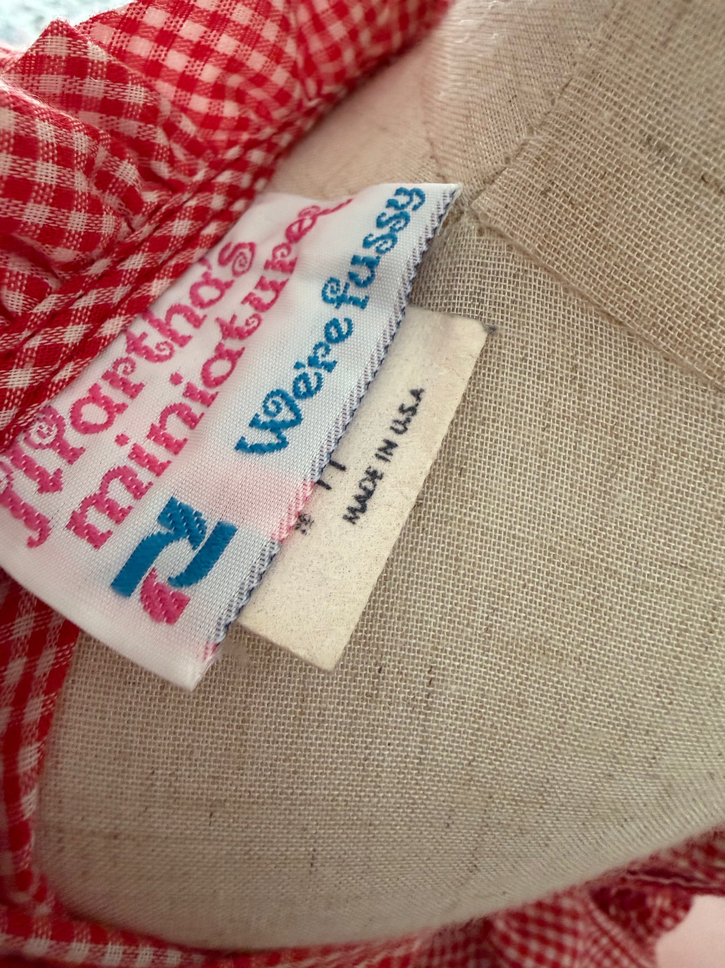 Vintage Martha’s Miniatures dress 6-9 months