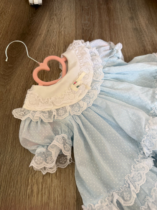 Vintage Frilly Dress 3-6 months