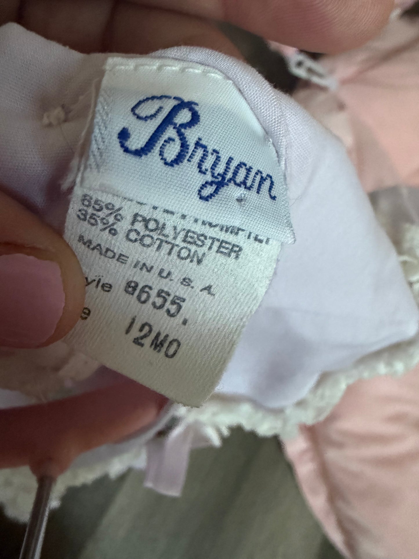 Vintage Bryan Dress 6-12 months