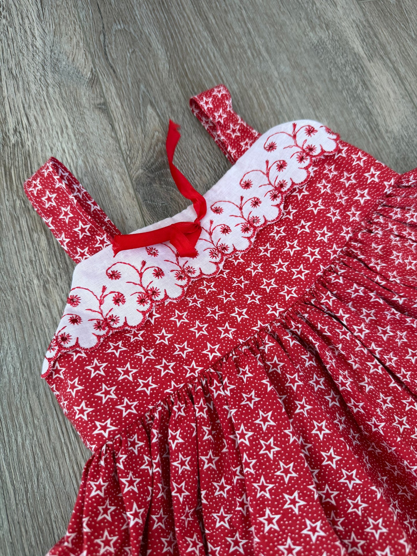 Vintage Lid’l Dolly star dress 12 months