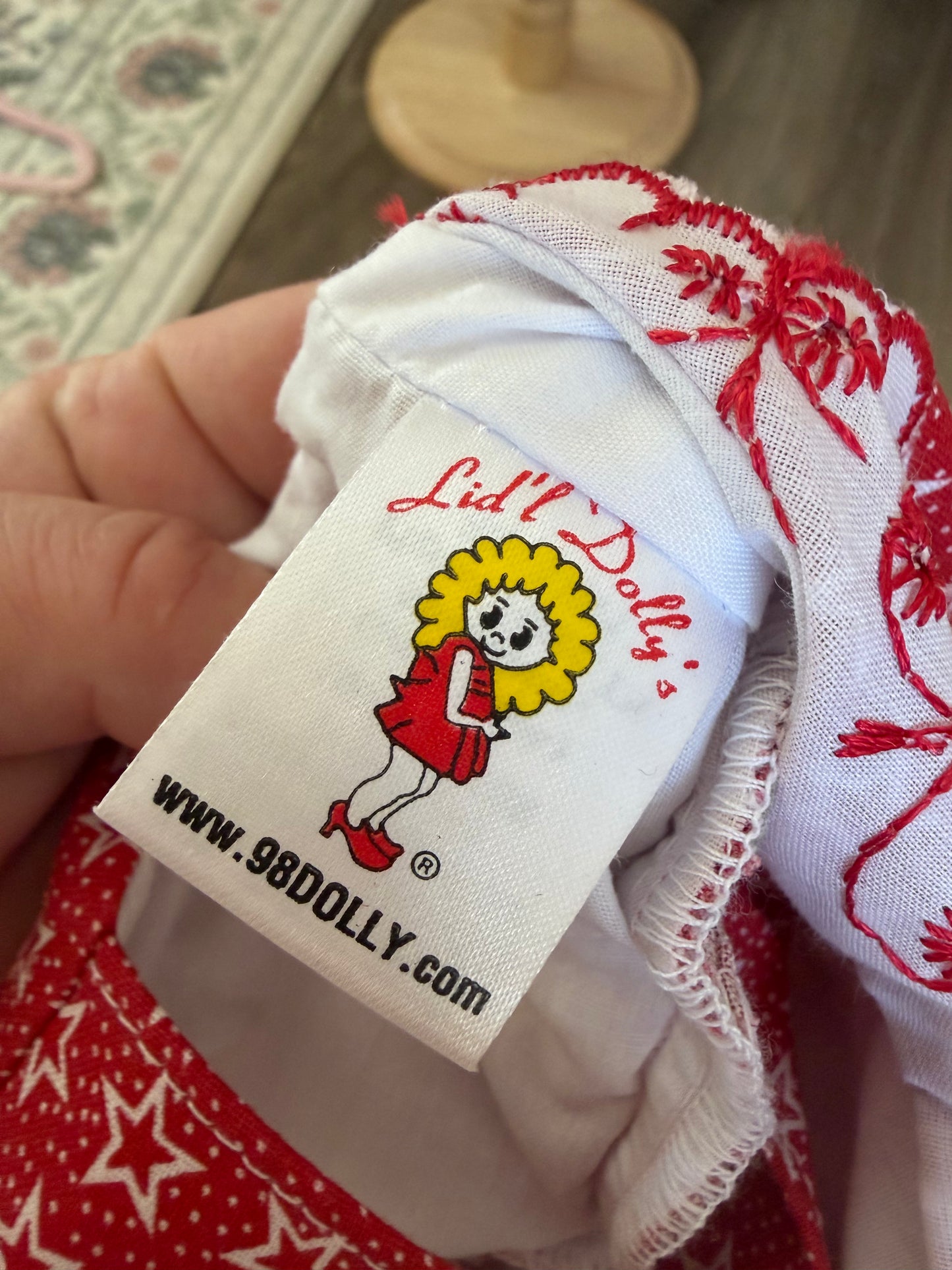 Vintage Lid’l Dolly star dress 12 months