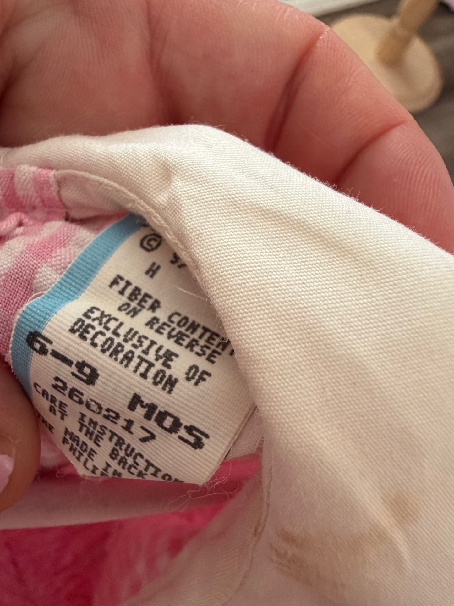 Vintage Gingham print dress 3-6 months