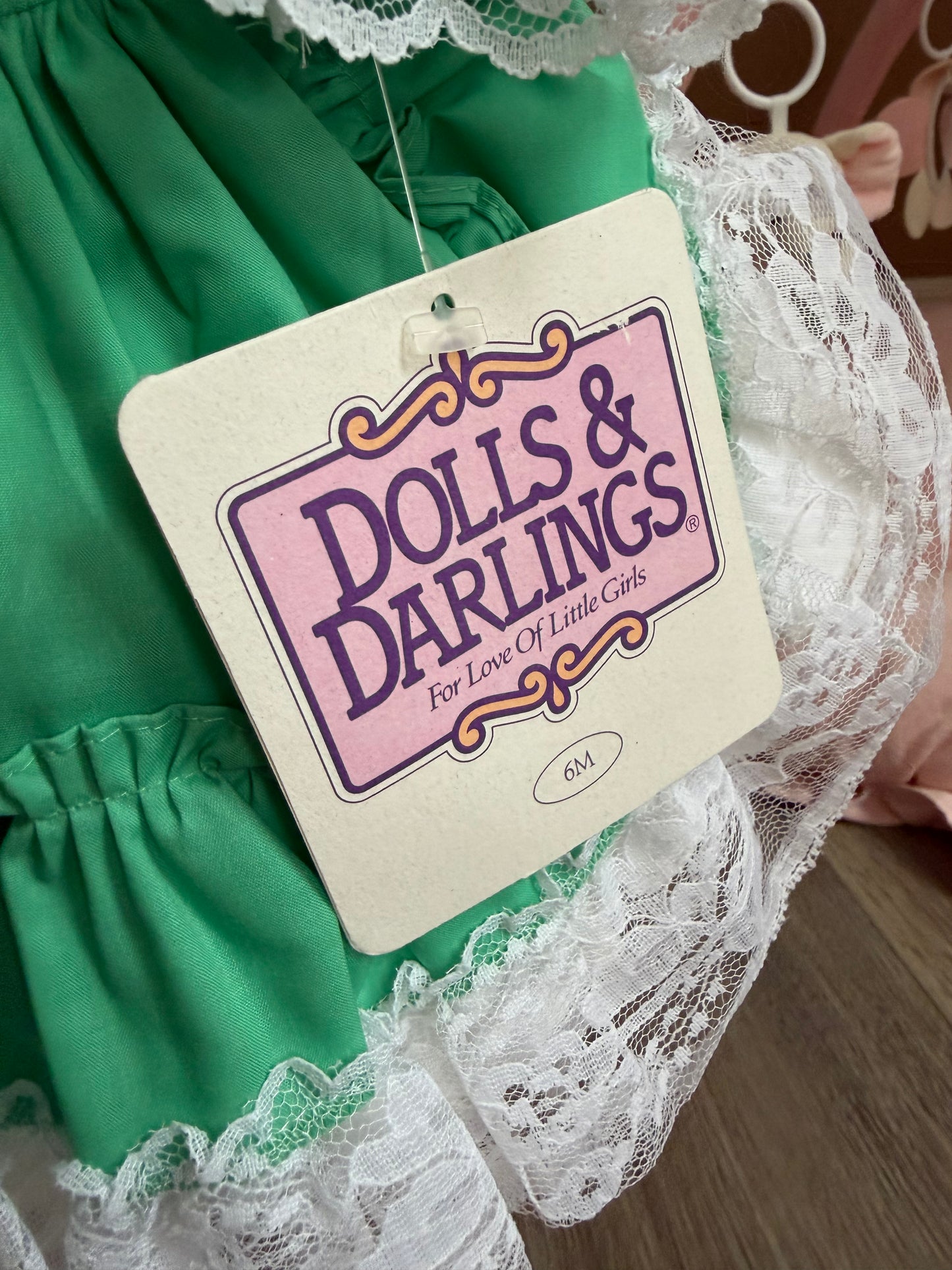 Vintage Dolls & Darlings dress 6-12 months