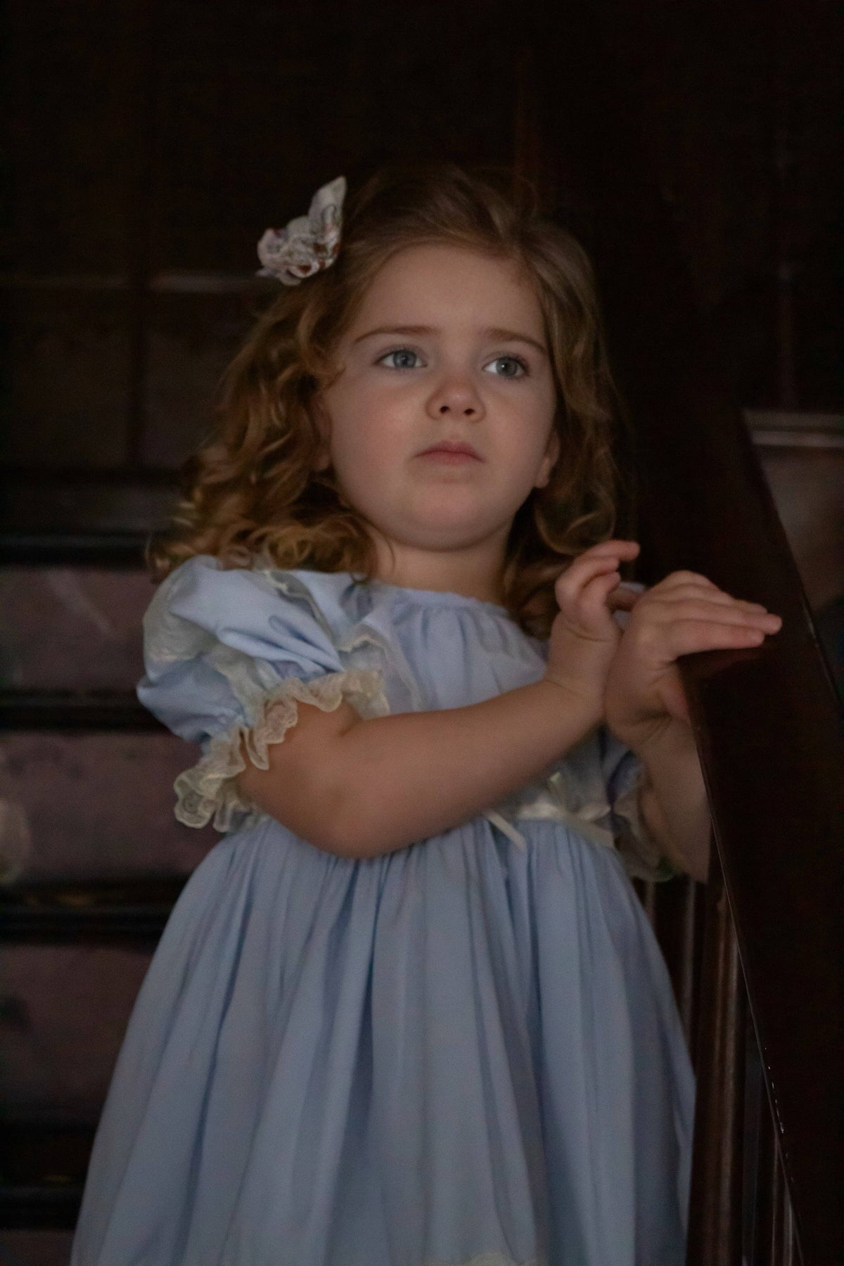 Celestine Heirloom Dress – Vintage Inspired Lace Boutique Girls Dress | Viscose Long Silhouette Heirloom Style